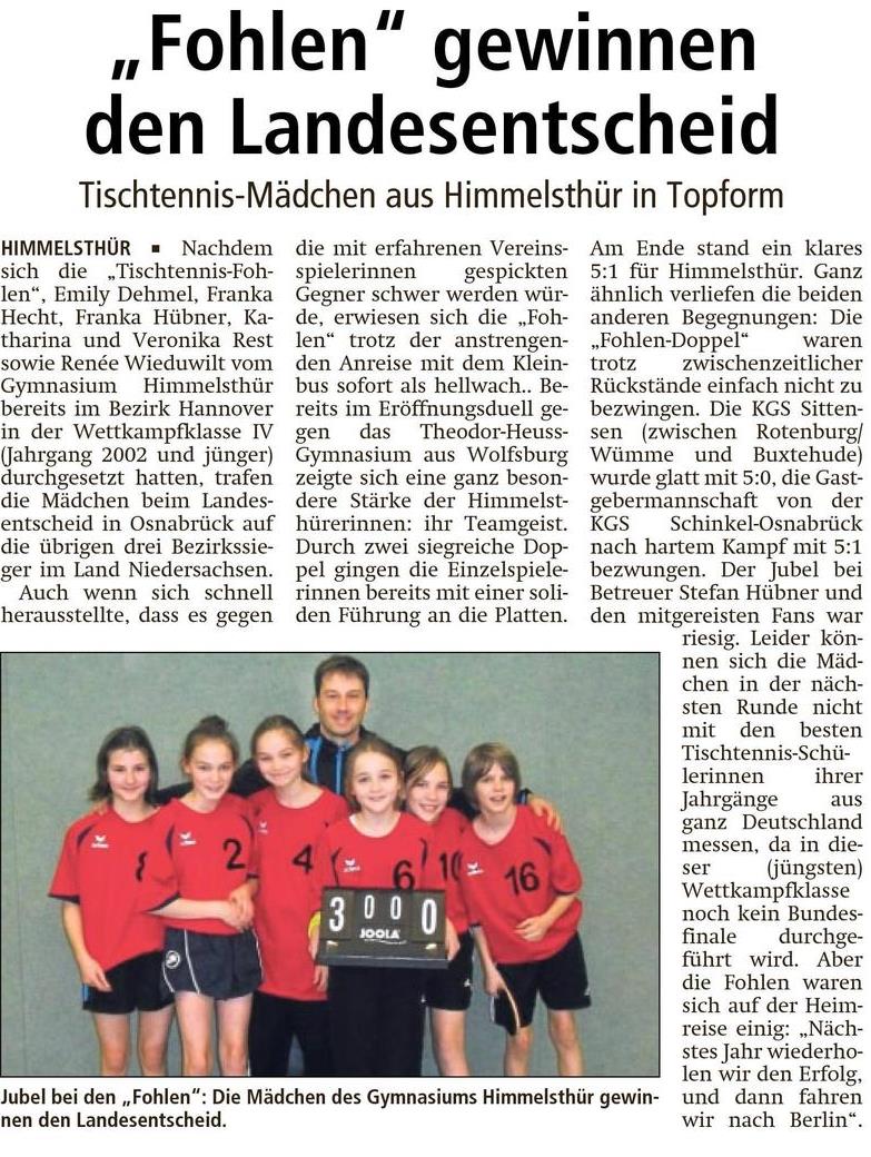 Leine Deister Zeitung 12.3.2015